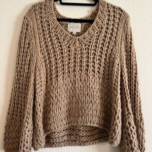 Chunky knit sweater